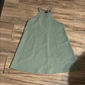 Forever 21 Sage Green Halter Dress